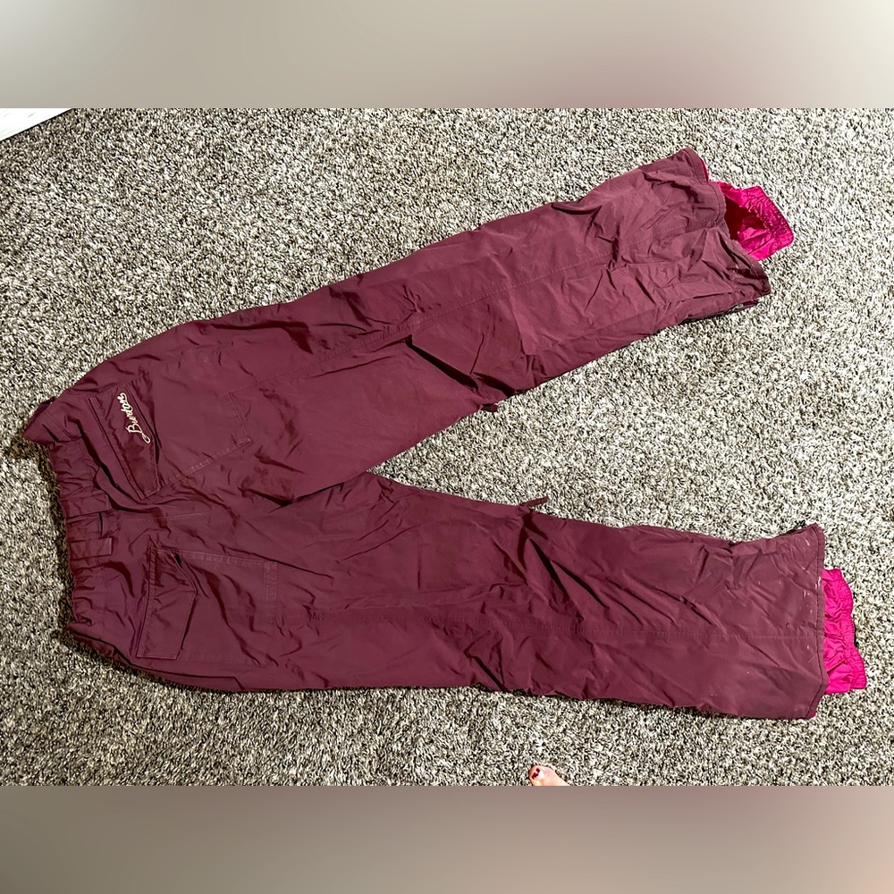 Burton size medium snow pants, purple